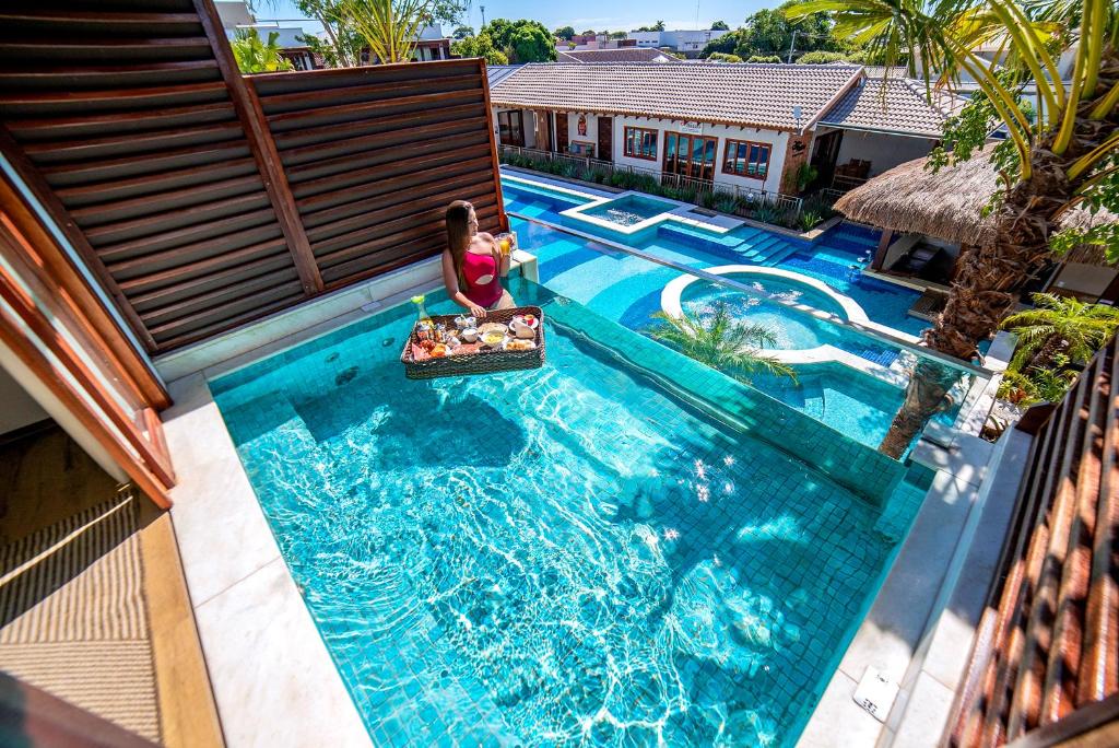 Piscina privativa Pousada Arte da Natureza