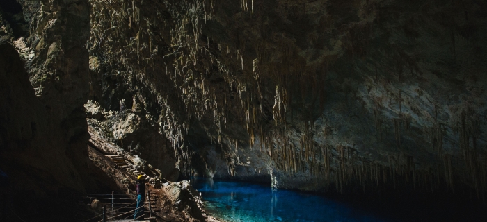 Gruta do Lago Azul em Bonito