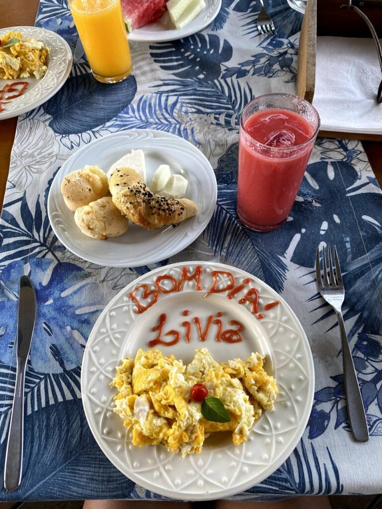 Café da manhã Pousada Zé Maria