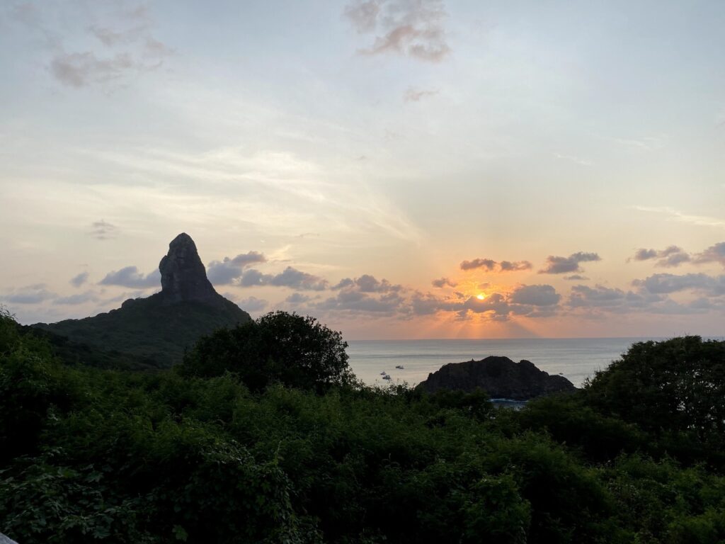 Por do sol no Forte da Vila dos Remédios