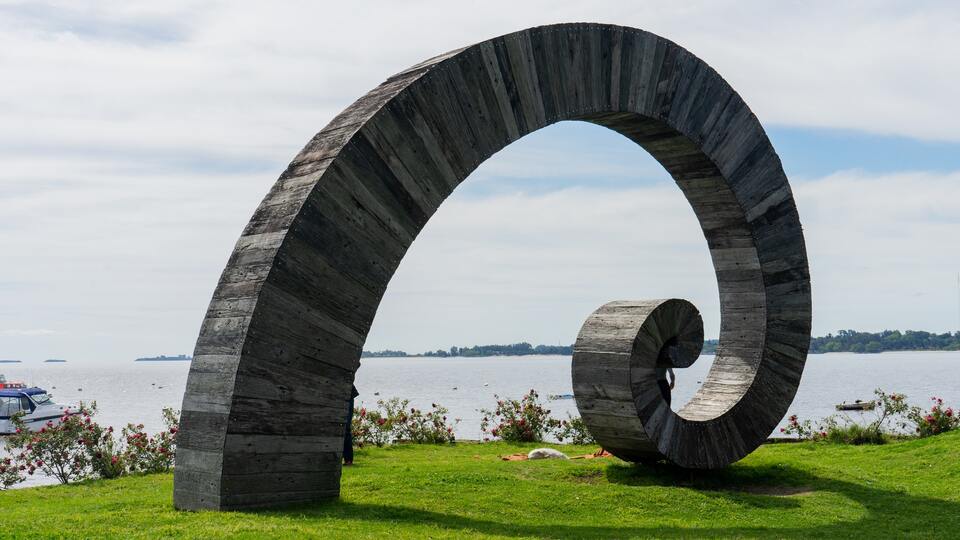 Monumento em Colonia do Sacramento, no Uruguai