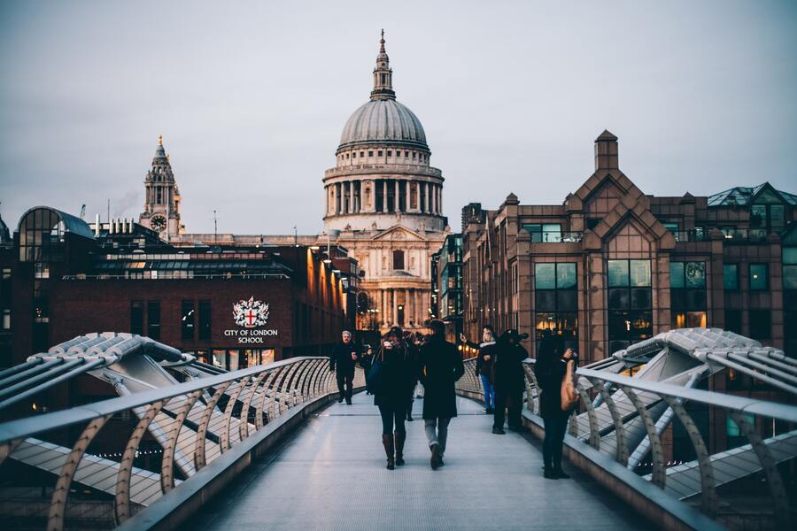 Free walking Tour na ponte do milênio em Londres