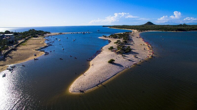 O que fazer em Alter do Chão - Ilha do Amor em Alter do Chão vista de cima