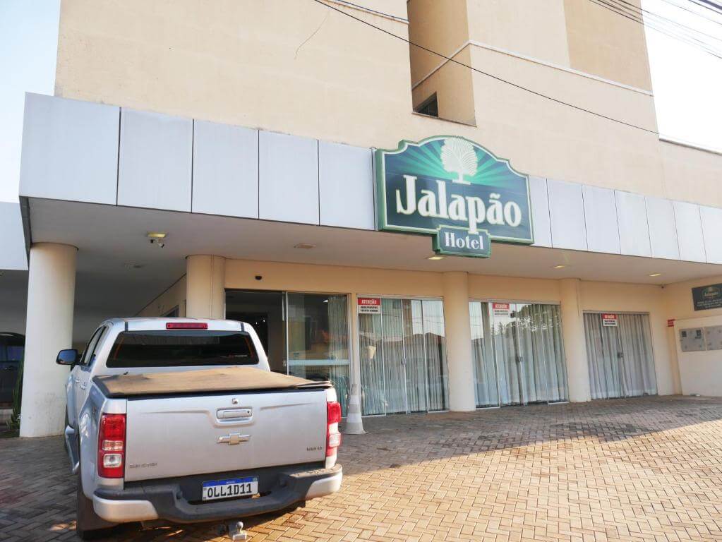 Entrada do Jalapão Hotel, em Palmas no Tocantins - TO | Quanto custa viajar para o Jalapão