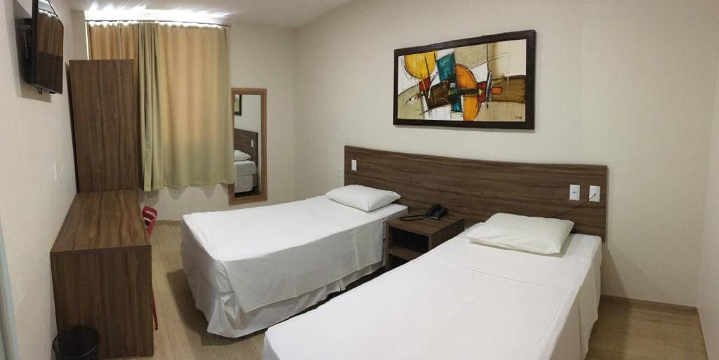 Quarto do MAC Hotel Palmas, em Palmas no Tocantins - TO