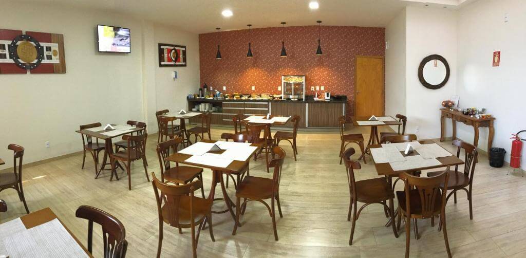 Restaurante do MAC Hotel Palmas, em Palmas no Tocantins - TO