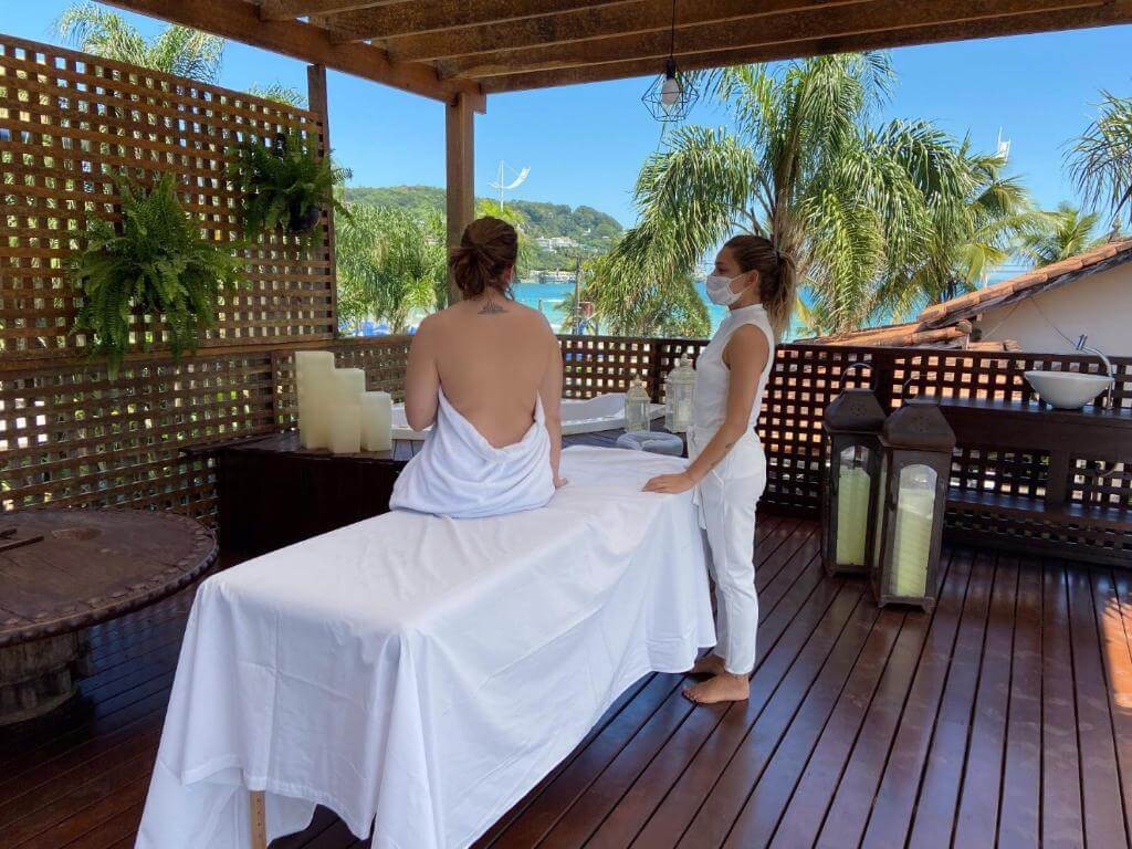 SPA da Pousada Tortugas, em Guarujá no Litoral de São Paulo - SP