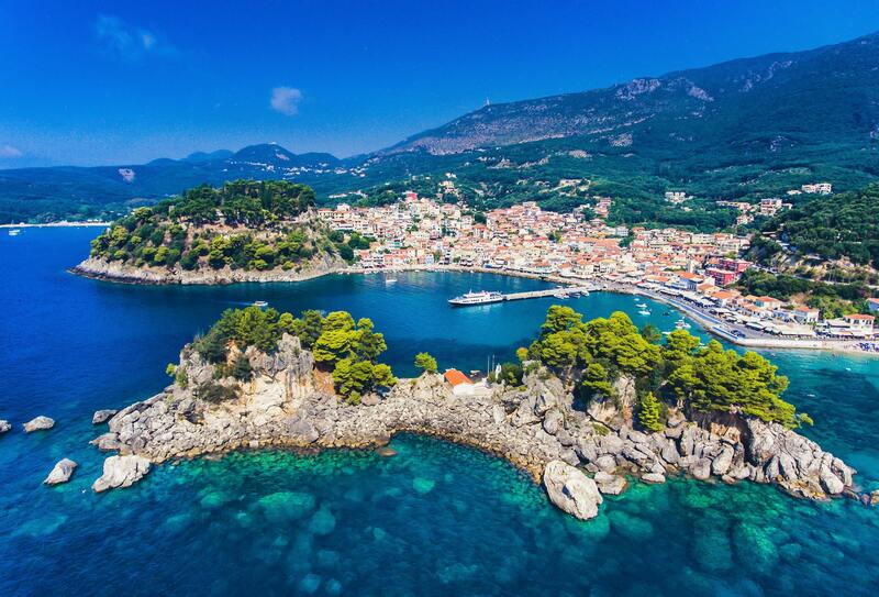 seguro viagem europa | Capela de Panagia na ilha de Parga na Grécia