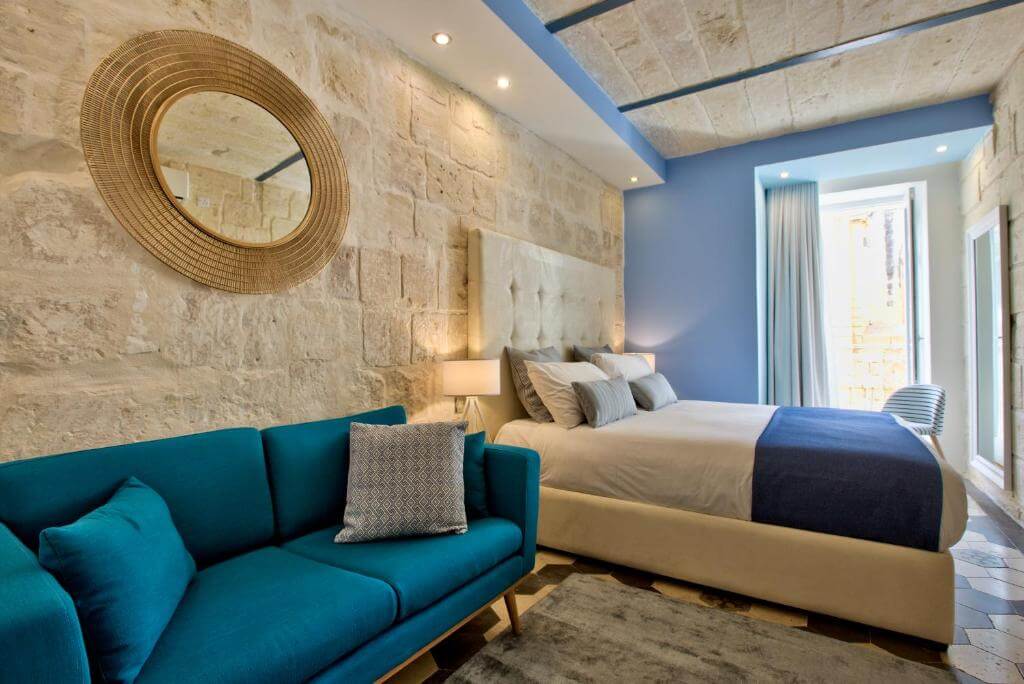 barrakka suites hotel valletta malta quarto casal