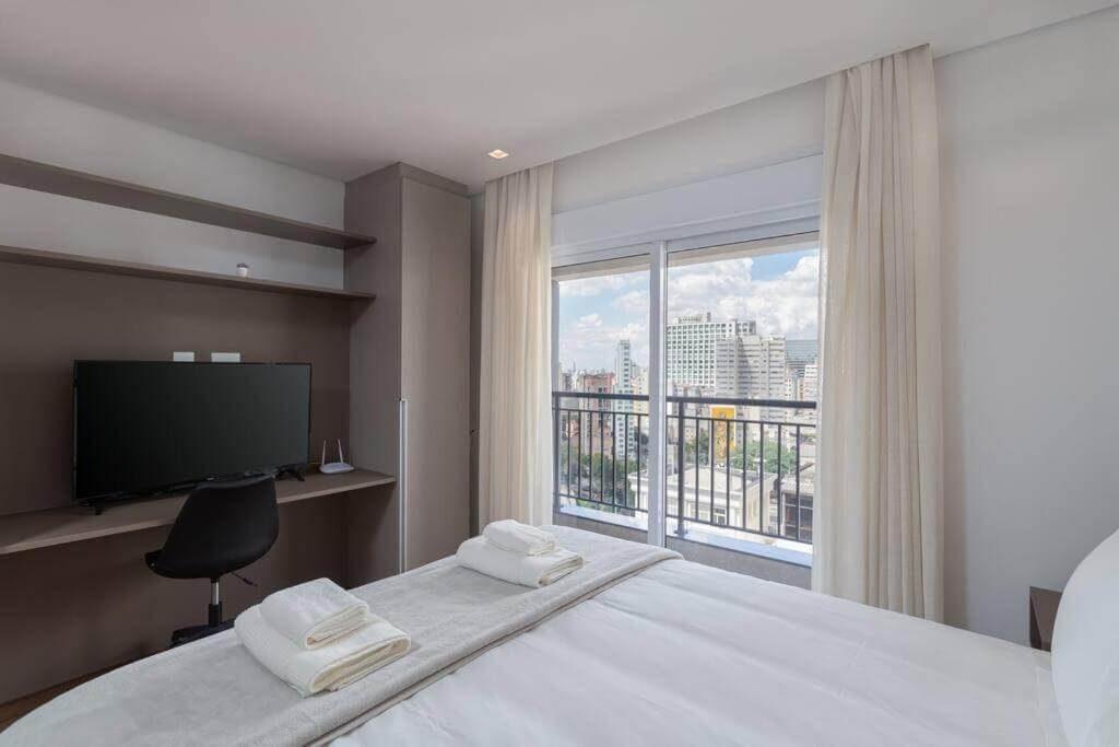 apartamento compacto e funcional bhomy | airbnb são paulo