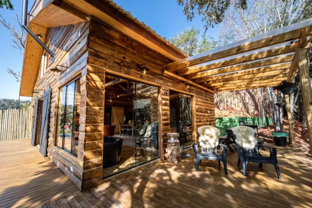 Cabanas no interior de São Paulo