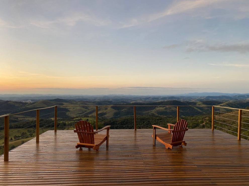 Cabanas no interior de São Paulo