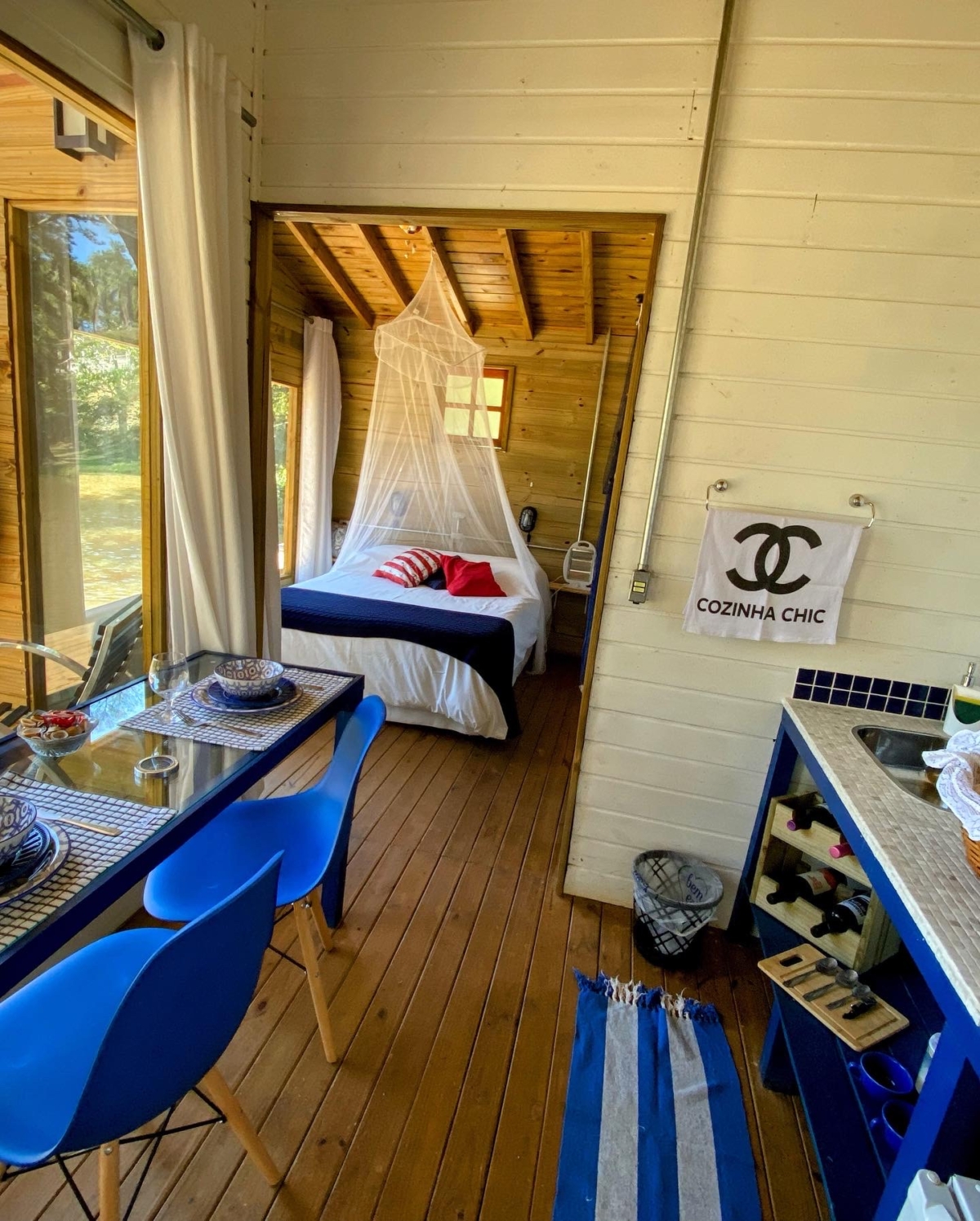Cabanas no interior de São Paulo