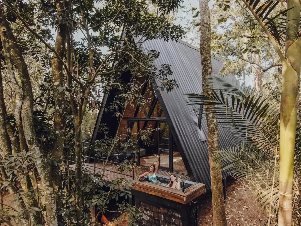 Cabanas no interior de São Paulo