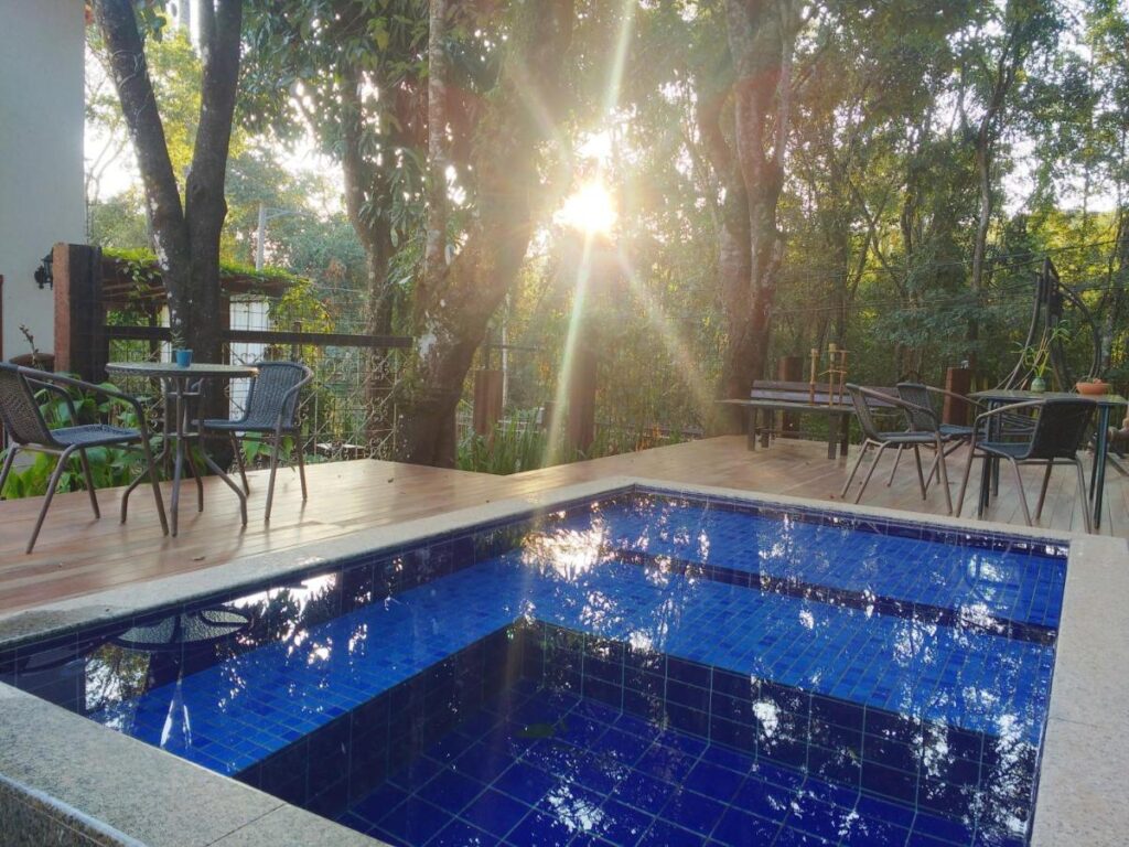 Piscina ao ar livre em pousada Pet Friendly em Minas GERAIS