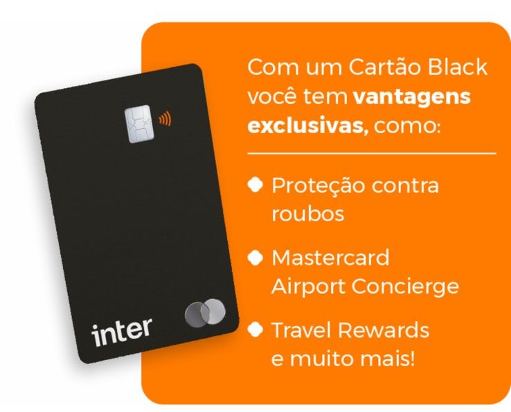 Cartão Black Inter Duo Gourmet - Viajando com Lívia