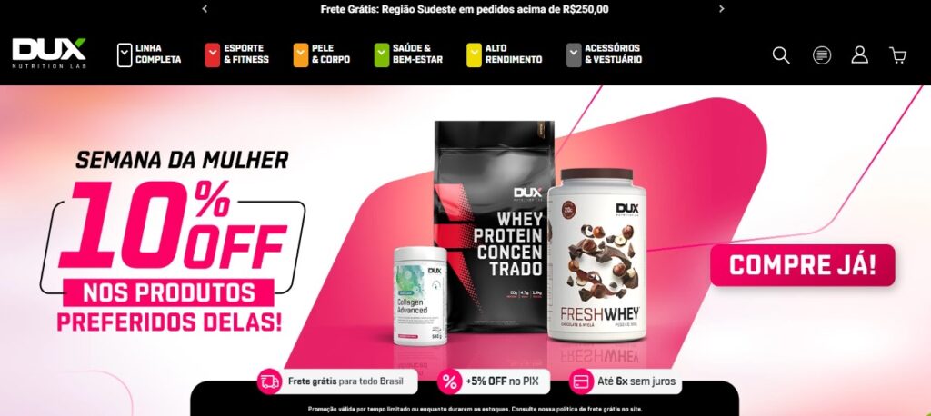 Promoção Dux Nutrition - Viajando com Lívia