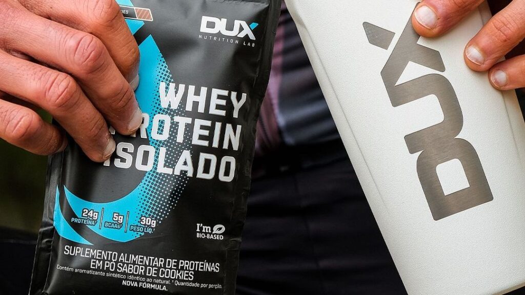 dux nutrition whey - Viajando com Lívia