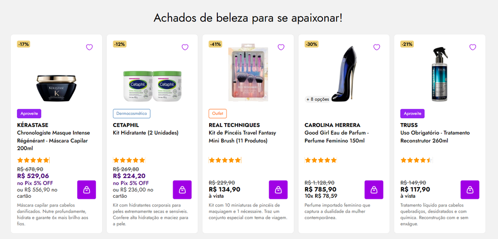Beleza na Web é confiável