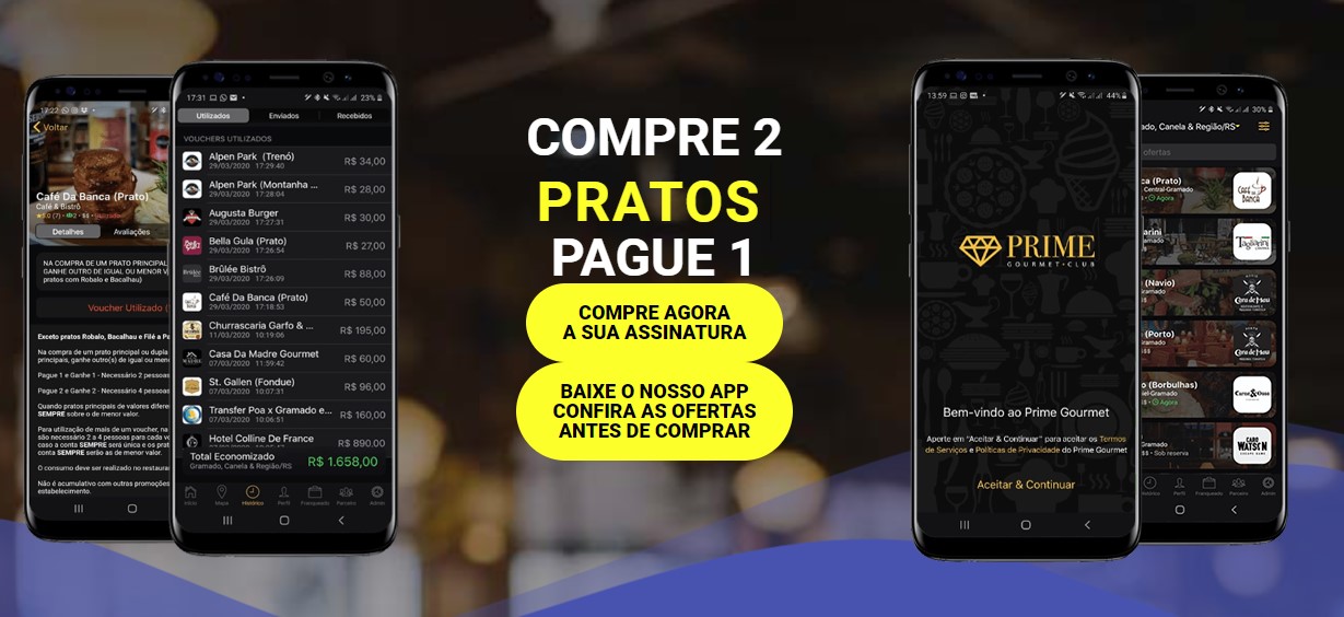 banner prime gourmet compre 2 pague 1