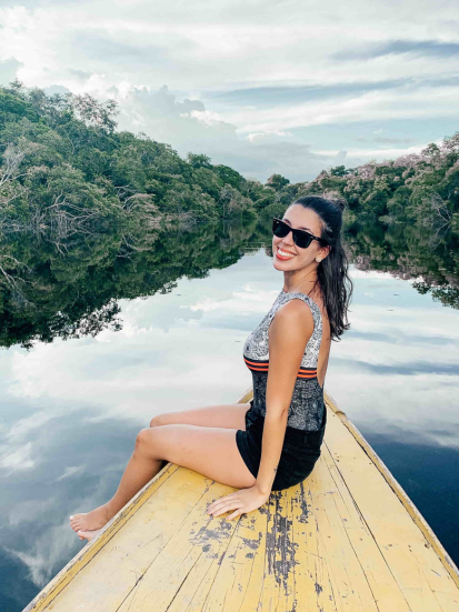 Amazonia viajando com Livia