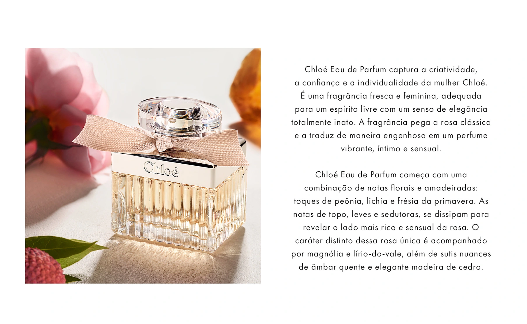 Chloé marca de alto luxo na perfumaria