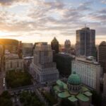 Vista panorâmica de Montreal