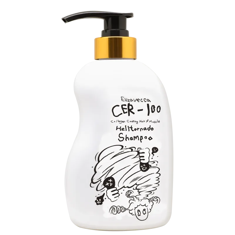 Elizavecca CER-100 Collagen Hair A+ Muscle Tornado - Shampoo 500ml
