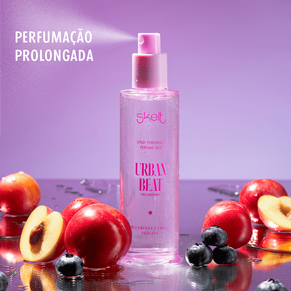 Perfume Mist Urban tem personalidade forte e ritmo de vida ativo e intenso. O item que veio para elevar a sua rotina de autocuidado e tem o tamanho perfeito para carregar na bolsa, facilitando a reaplicação sempre que achar necessário. Essa fragrância possui uma mistura de acordes, uma combinação perfeita de frutas vermelhas encorpadas com um poderoso buquê floral.