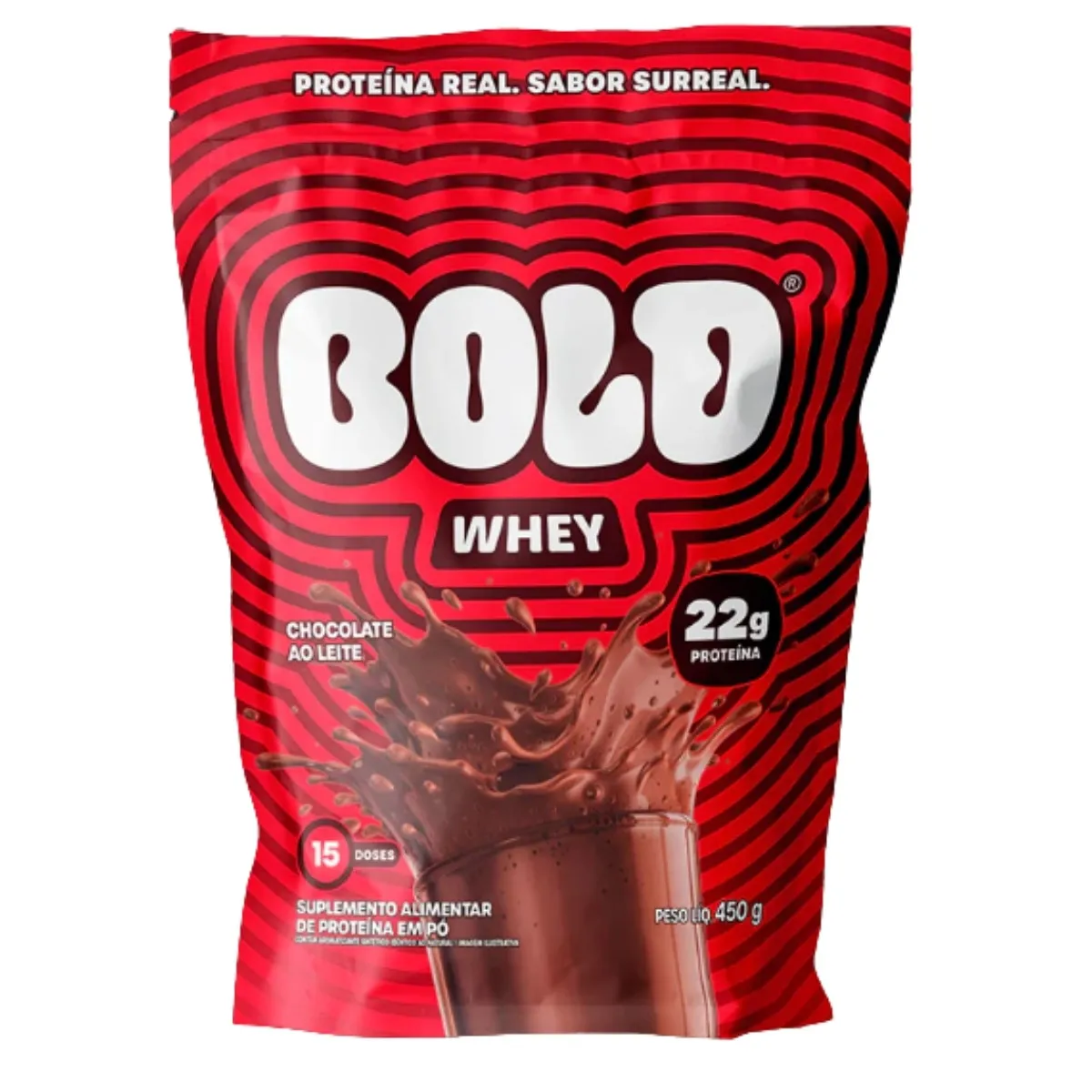Whey protein Bold sabor chocolate ao leite de 450g