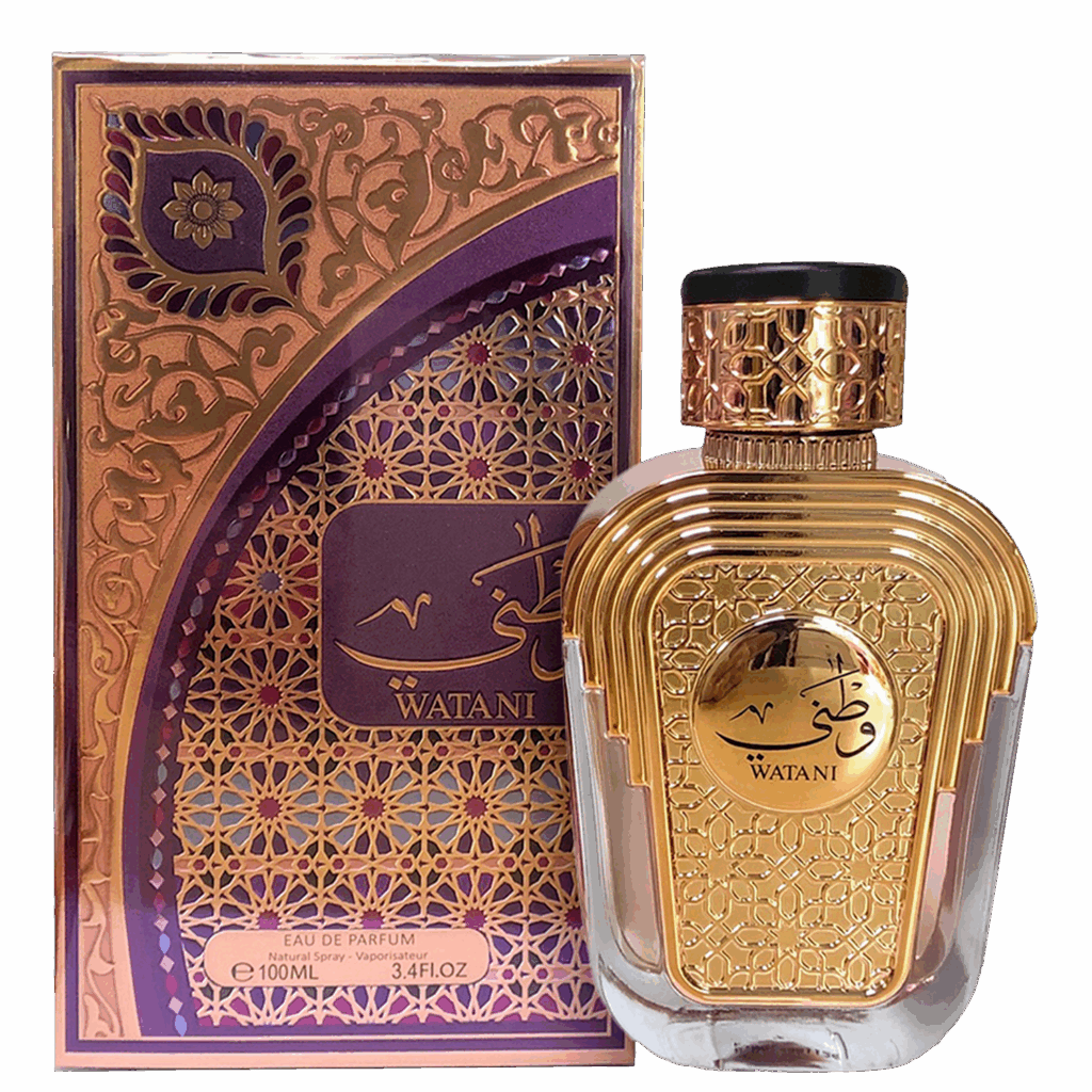 Watani &eacute; um perfume Al Wataniah frutal oriental. Sofistica&ccedil;&atilde;o e eleg&acirc;ncia em um aroma que &eacute; uma verdadeira ode &agrave; perfumaria.
