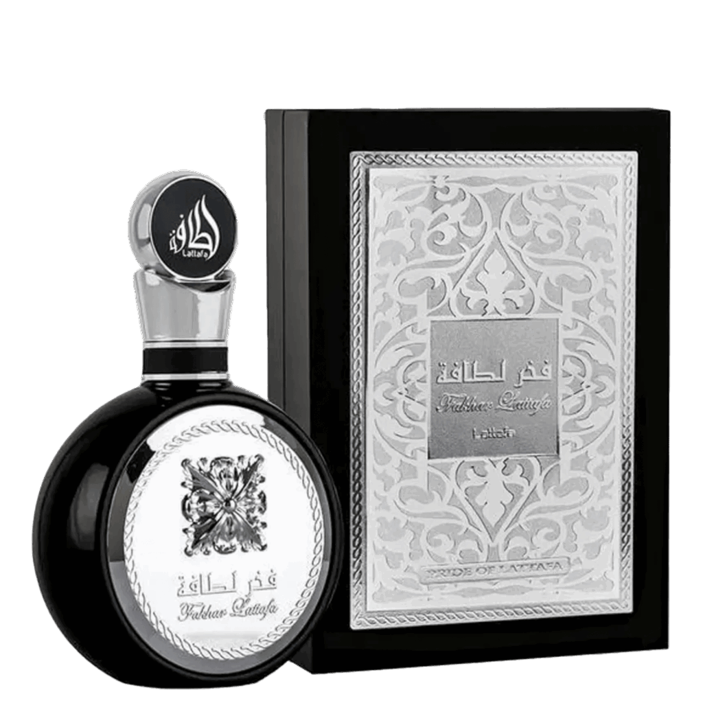 Fakhar Black &eacute; um perfume importado Lattafa &acirc;mbar masculino. Fragr&acirc;ncia importada de longa dura&ccedil;&atilde;o que deixa uma impress&atilde;o marcante.