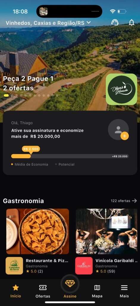 Prime Gourmet Vinhedos, Caxias