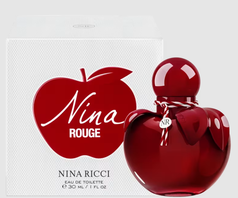 Perfume feminino Nina Ricci floral frutal gourmand.