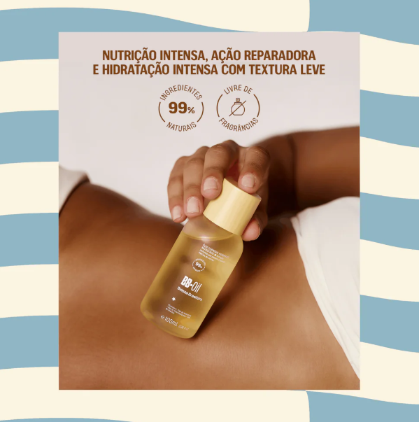 Ajuda a manter a pele nutrida e protegida contra o ressecamento. 
