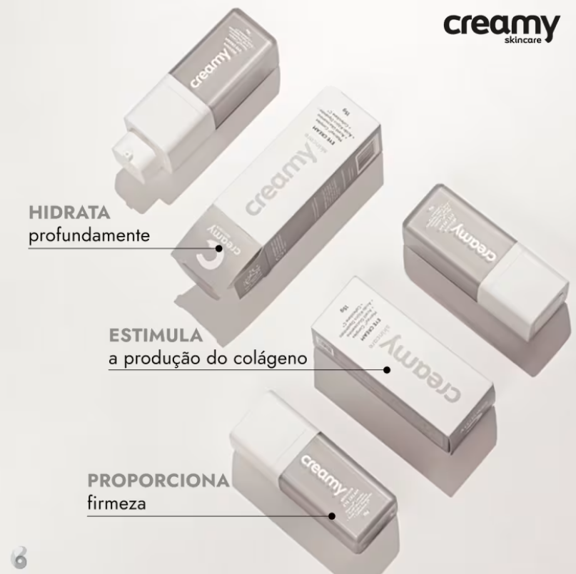 Creme para olhos com ação suavizante que ajuda a reduzir linhas de expressão.