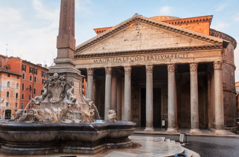 Um dos grandes monumentos da Roma Antiga. 