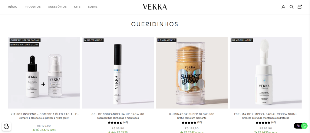 Cupom de desconto Vekka Cosmetics