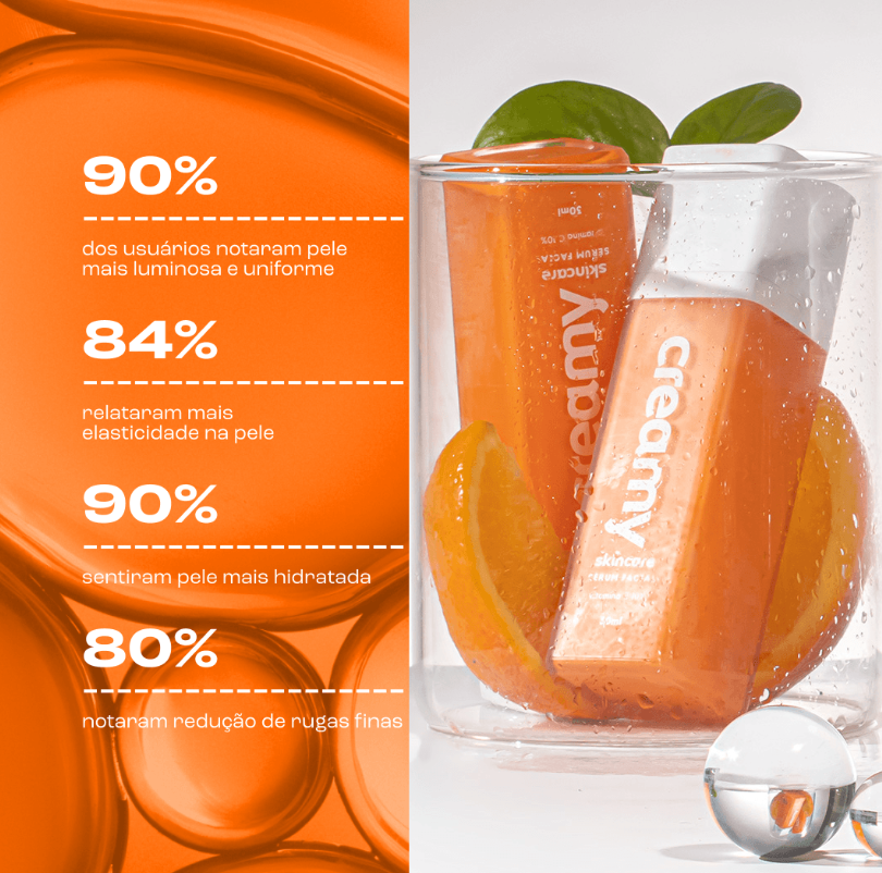 produtos Creamy para pele oleosa e seca