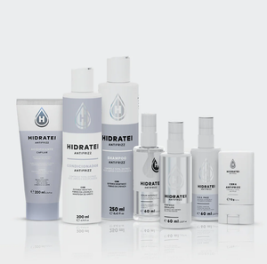 Conhe&ccedil;a a linha antifrizz da Hidratei e compre com desconto exclusivo