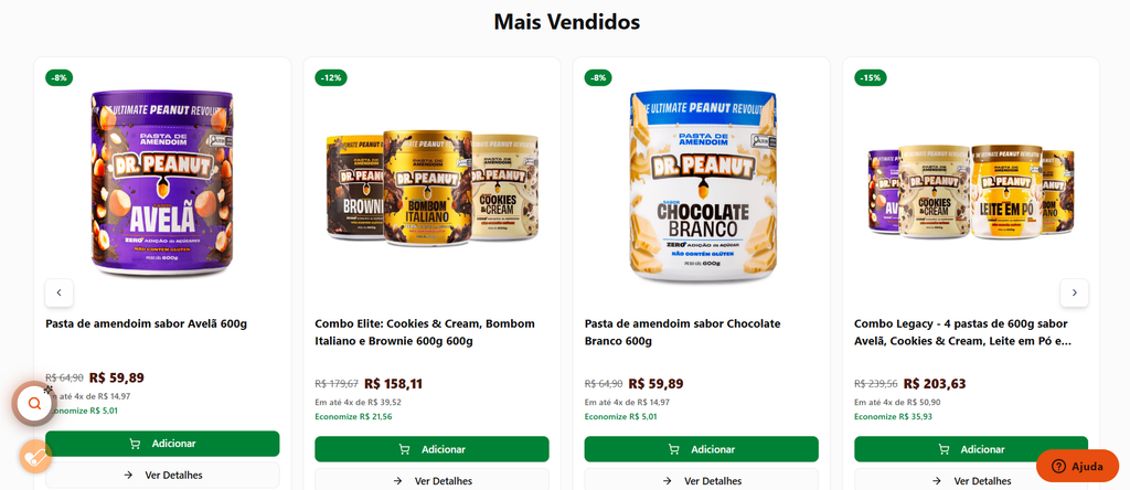 cupom de desconto Dr Peanut