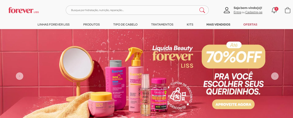 cupom de desconto Forever Liss