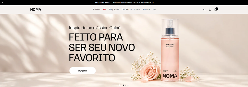 cupom de desconto no Noma Beauty